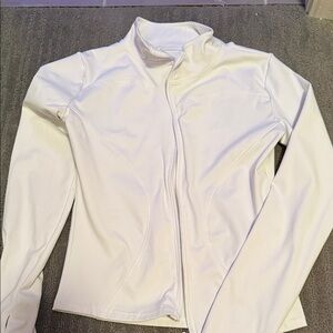 Women's White Zip Up Jacket